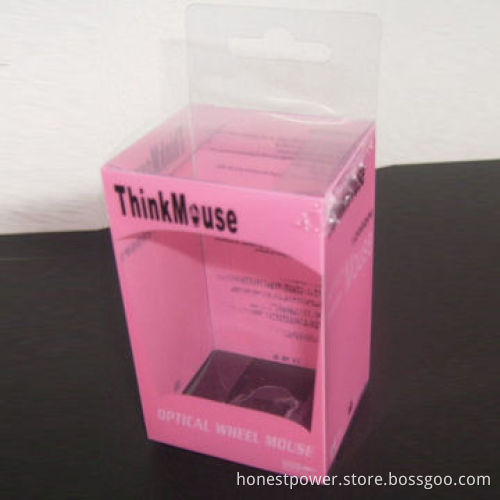 PVC Boxes for Mouse Packaging, Customized Sizes and Designs Available